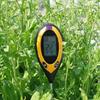 Professional 4 In 1 Soil PH Meter LCD Digital Temperature Sunlight Moisture PH Garden Soil Tester Acidity Alkali Analysis Meter