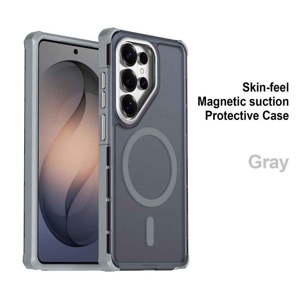 Corner-reinforced Drop-proof Matte Case For Samsung Galaxy S26 Ultra S26 Plus S25 FE S24 + S23 ultra Magnetic Ring Protect Cover