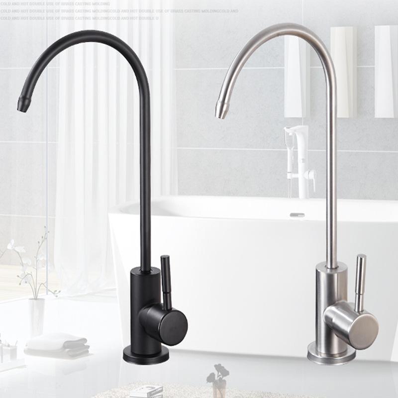 Lead-Free 304 Stainless Steel Direct-Drinking Kitchen Sink Water Purifier Faucet