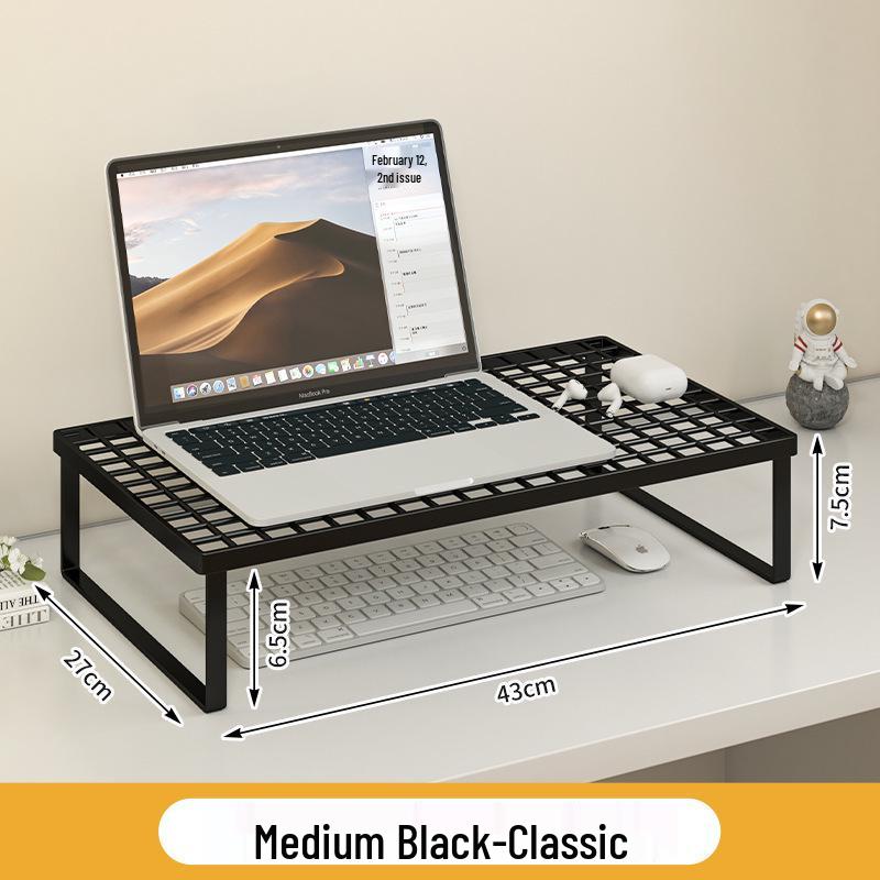 Adjustable Computer & Laptop Stand with Cooling Base for Home or Office