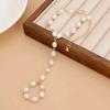 Salircon Exquisite Imitation Pearl Wrist Bracelet Women Vintage Hand Finger Bracelets Charm Ladies Aesthetic Jewelry Set Gift