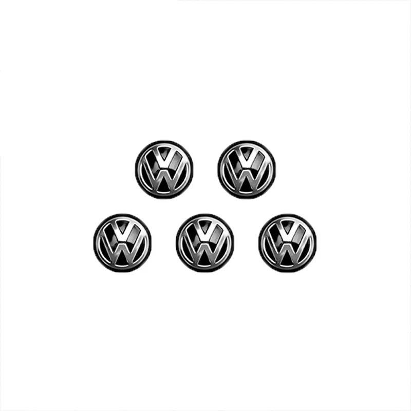 Aluminum Keys Car Remote Key Emblem Sticker For VW GTI Atlas Jetta Touareg Variant Golf Polo Taos Passat Decoration AccessoriesNB1