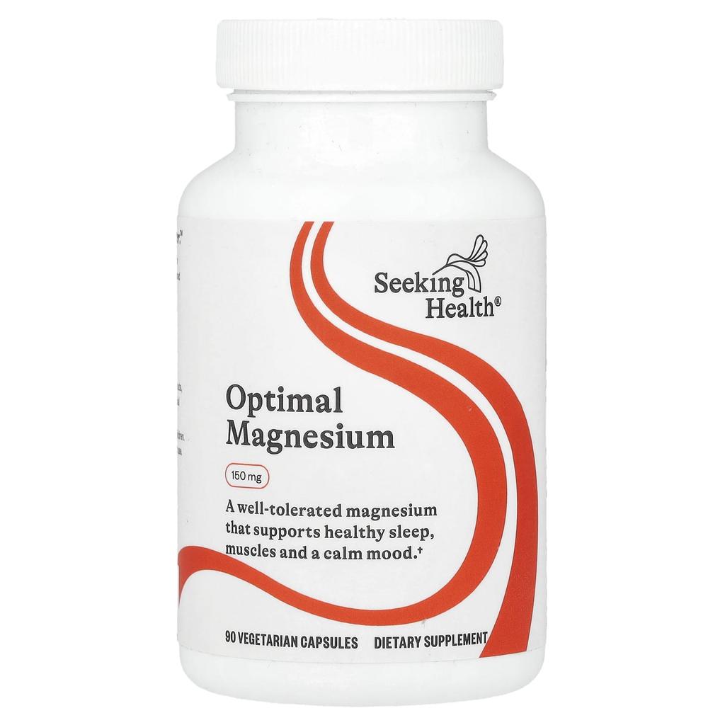 Seeking Health, Optimal Magnesium, 150 Mg, 90 Veggie Capsules