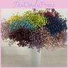 Gypsophila Realistic Plastic Wedding Bouquet Flower Bridal Party Home Staging