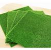 Mini Artificial Lawn Grass Green Fake Lawns Turf Carpets Miniatures DIY for Garden Outdoor Fake Green Square Grass Mat Decor 2PC