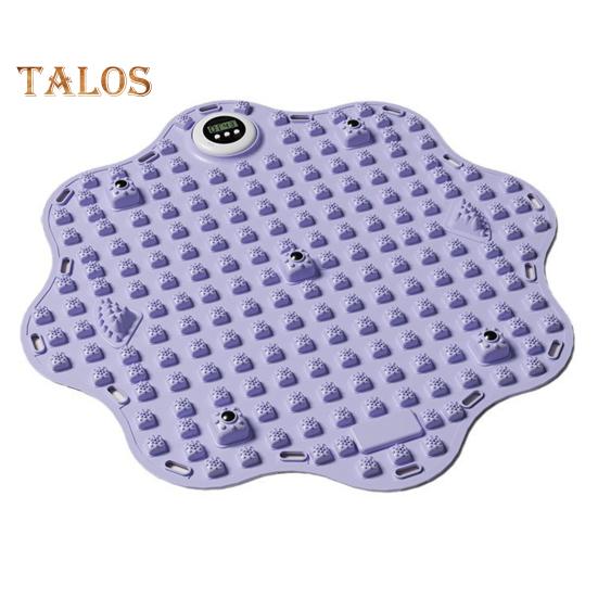 Foot Massager Mat with Timer Feet Pain Relief Muscle Relaxation Foot Reflexology Pad Anti-slip Portable Acupressure Pad Portable Stone Walking