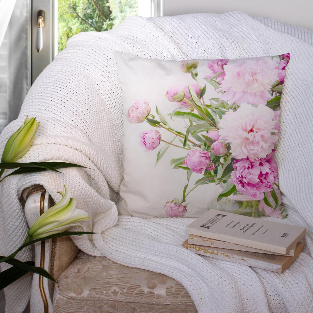 Amerikanischer Retro Blumen Kissenbezug Floral Elegant Interieur Zuhause Sofa Dekokissen Kissenbezug