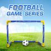 Outdoor und Indoor Kunststoff Fußballtor Set Tragbar Zerlegbar DIY Sport Fußball Rahmen, Familiäres Fußballspiel