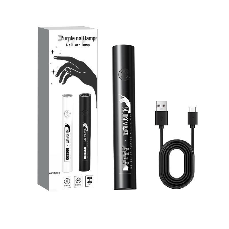 

Портативная перезаряжаемая светодиодная лампа для терапии ногтей с двухступенчатым переключением