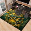 Custom NameAthletics Oakland Emblem Carpet, Indoor Rug, Chair Rug, Living Rooms, Doormat Made From Polyester Home Decor Birthday Christmas Gifts