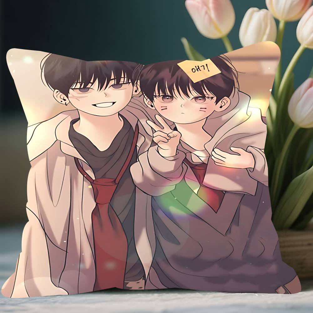 Anime Low Tide In T-Twilight Pillow Case Removable Washable Cushion Cover – All-Season Soft Linen