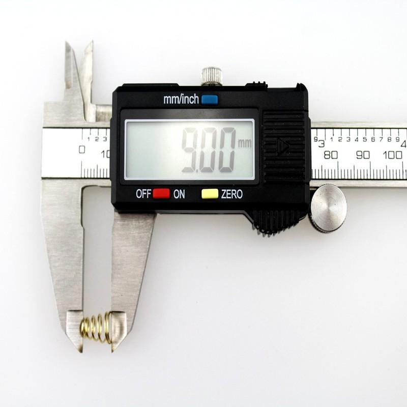 9mm x 8mm Vergoldte Kleine Feder für Taschenlampe Verpackt zu 100 Stück