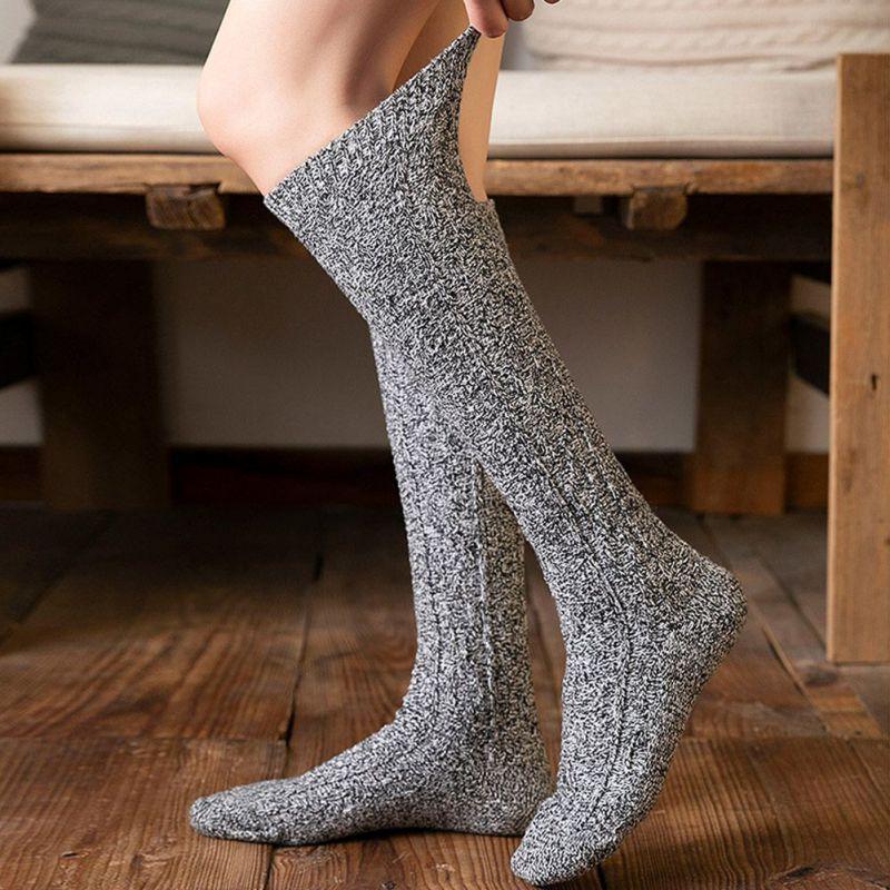 Cross Flowers Womens Knee High Socks Winter Warm Boot Socks Tube Stockings Cross Flowers Womens Knee High Socks Winter Warm Boot Socks Tube Stockings