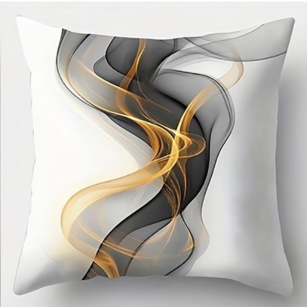 Abstract Black Gold Pillowcase DesignSuitable for sofa car bedroom decorative cushion cover pillow cover