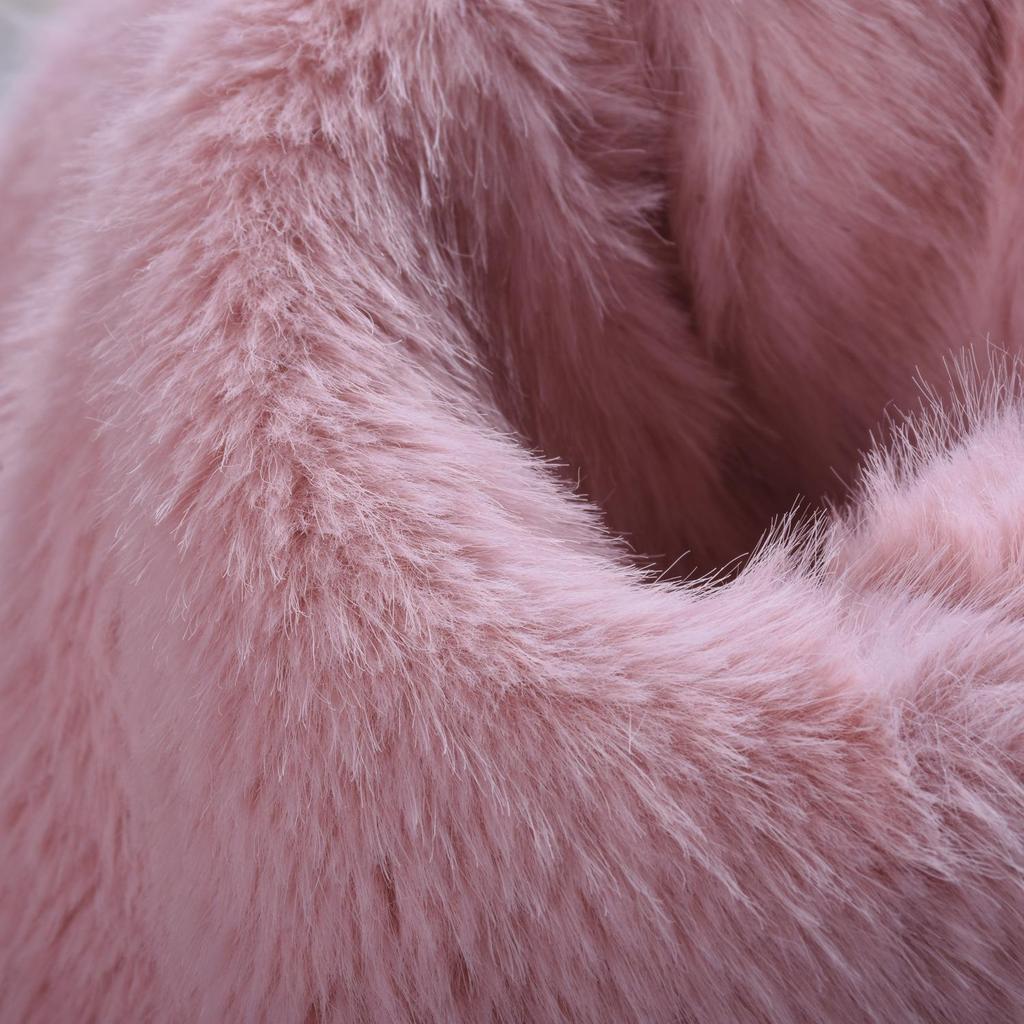Golden Sable Faux Velvet Toy Fabric, Long Pile Mink Hair, 420g