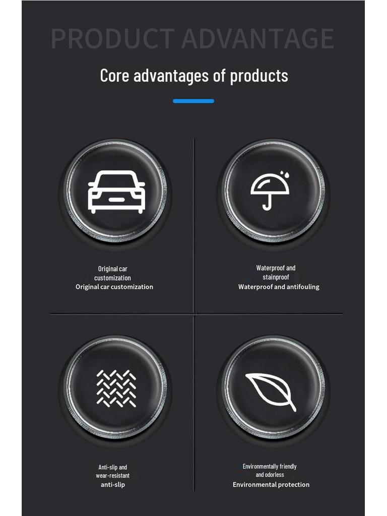 Custom TPE Floor Mats for 2022-2024 Toyota Sienta MXP 10 Series
