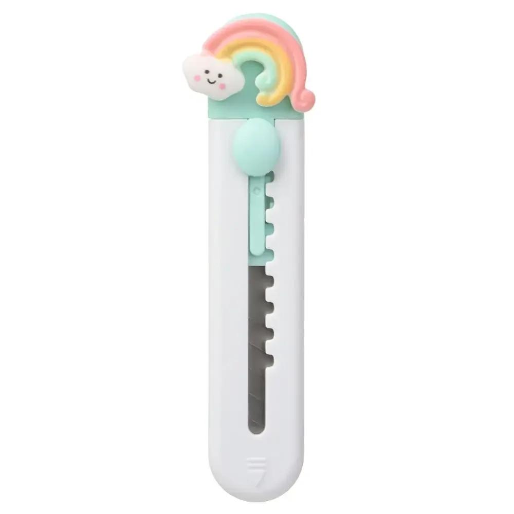 Mini Cat Paw Art Utility Knife Cute Transparent Utility Knife Express Box Knife Paper Envelope Opener Student Stationery Suppy