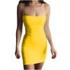 Fashion Women Casual Sleeveless Camis Vest Solid Ladies Slim Mini Dress