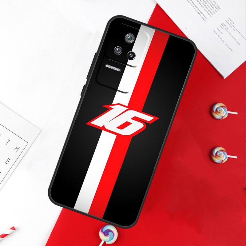 Charles Leclerc 16 F1 Case For Xiaomi 13 12 Lite 12X 11T 12T Pro Cover For POCO F5 X5 X3 Pro X4 F4 GT F3 C40 M5s