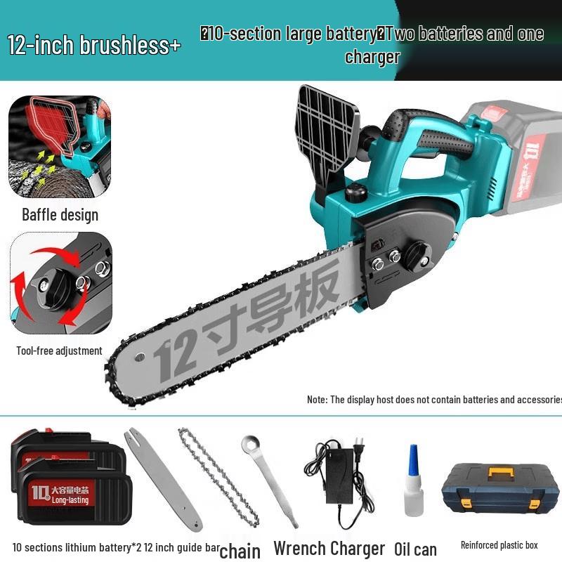 Jiaxuer Brushless Handheld Electric Chainsaw CN Plug (adapter Included)