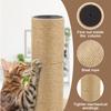 Solid Wood Cat Scratching Posts Replacement Posts Durable and Wear-Resistant Cat Accessories Sisal Posts Scratching Materials