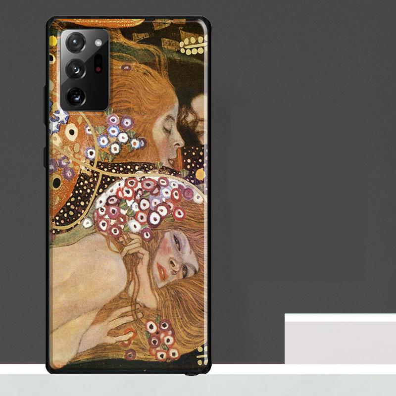 Gustav Klimt Art Case For Samsung Galaxy S25 Ultra S23 S22 S21 S24 Ultra S9 S10 S20 Plus S25 FE Phone Cover