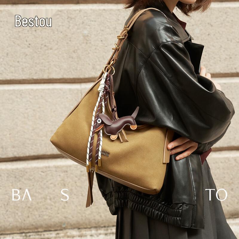 BASTO Женская легкая роскошная сумка-хобо на плечо