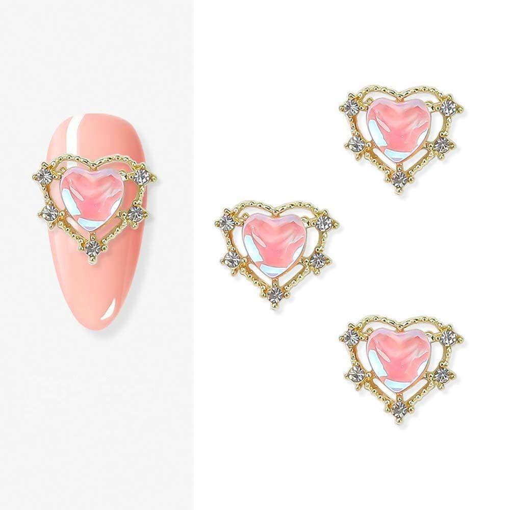 Manicure Accessories Nail Jewelry Rabbit Nail Decorations 3D Nail Art Drills Heart Nail Rhinestones