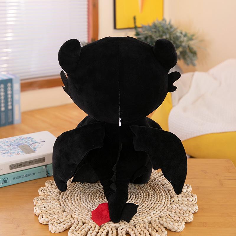 Набір м'яких іграшок «Чорно-білий дракон»: М'які іграшки Світла Лють та Нічна Лють