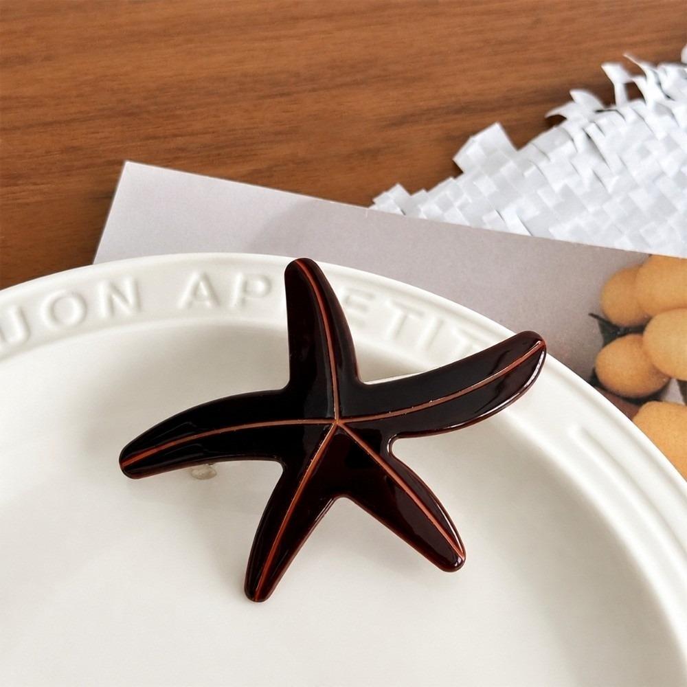 Ocean Series Starfish Hair Clip 7.5cm Spring Hair Clip Sweet Hair Barrettes for Women