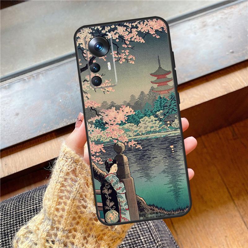 

Ukiyo-e Japanese Art Cover For Xiaomi 14T 15T Pro 13 14 15 Ultra 17 Pro Max POCO F7 F5 F6 X3 X5 X6 X7 Pro Case Xiaomi 15T Pro