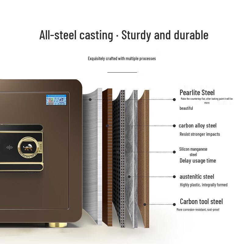 Tiger Boli Series Home Office Electronic Password Steel Safe