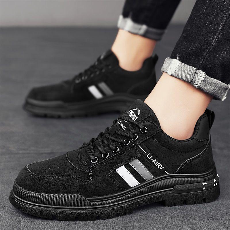 Men's Shoes New Year's New Spring Construction Site Work Leisure Labor Protection Board Shoes Work Work Non-slip Wear-resistant Shoes Men