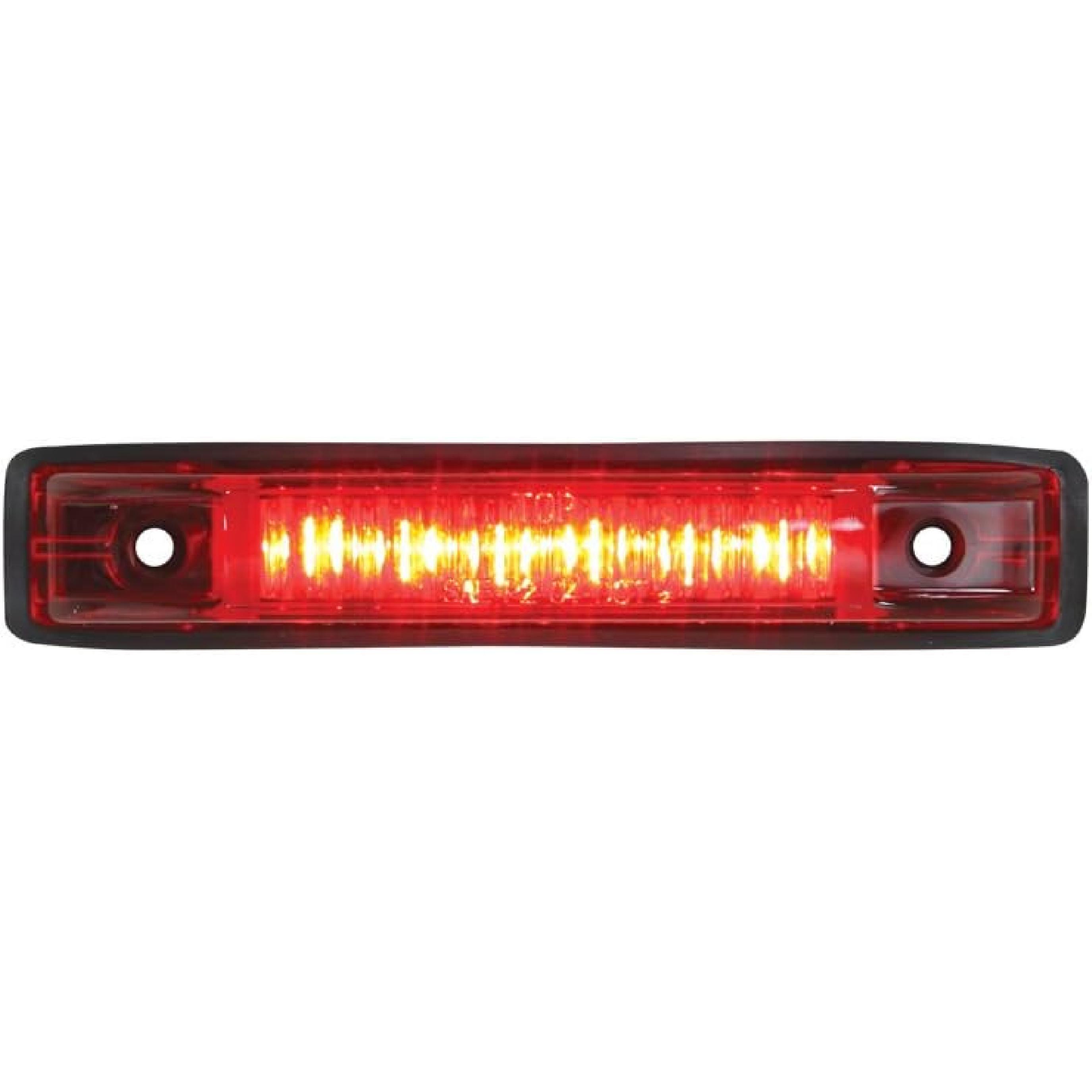 GG Grand General 77652 Thin Line Red/Red 6 LED Sealed Marker Light Red/Red
