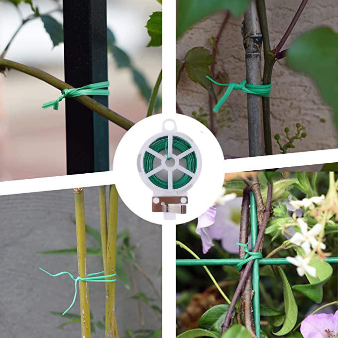 20-100m Garden Plant Tie Plant Branch Climbing Vine Fixed Clip Green Garden Plant Tie Plant Branch Climbing Vine Fixed Cable Tie