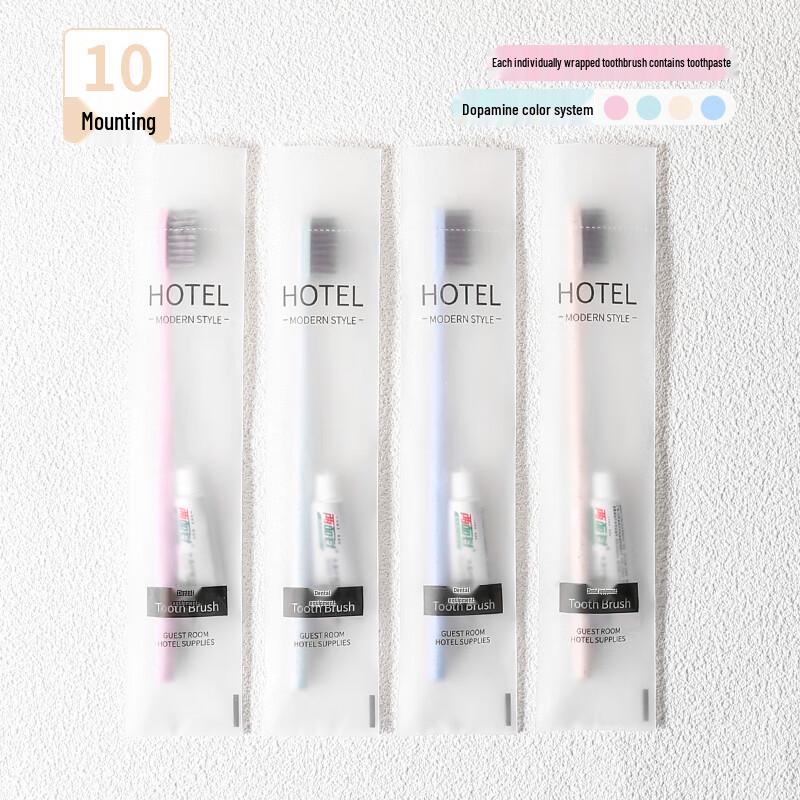 Ally Disposable Toothbrushes with Toothpaste (10-Pack)