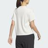 adidas Women's Panda Print Cotton Short Sleeve T-Shirt Off-White JI6868