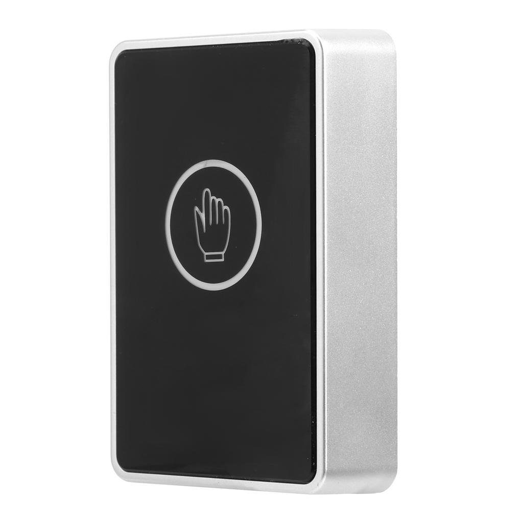 Door Exit Button LED Infrared Access Control Backlit Switch ABS Plastic NonTouch Type DC 12V