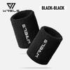 Wrels Terry Cloth Wristbands Moisture Wicking Absorbent Sweatbands For Sports Tennis Gym Workout Wrist Sweat Bands
