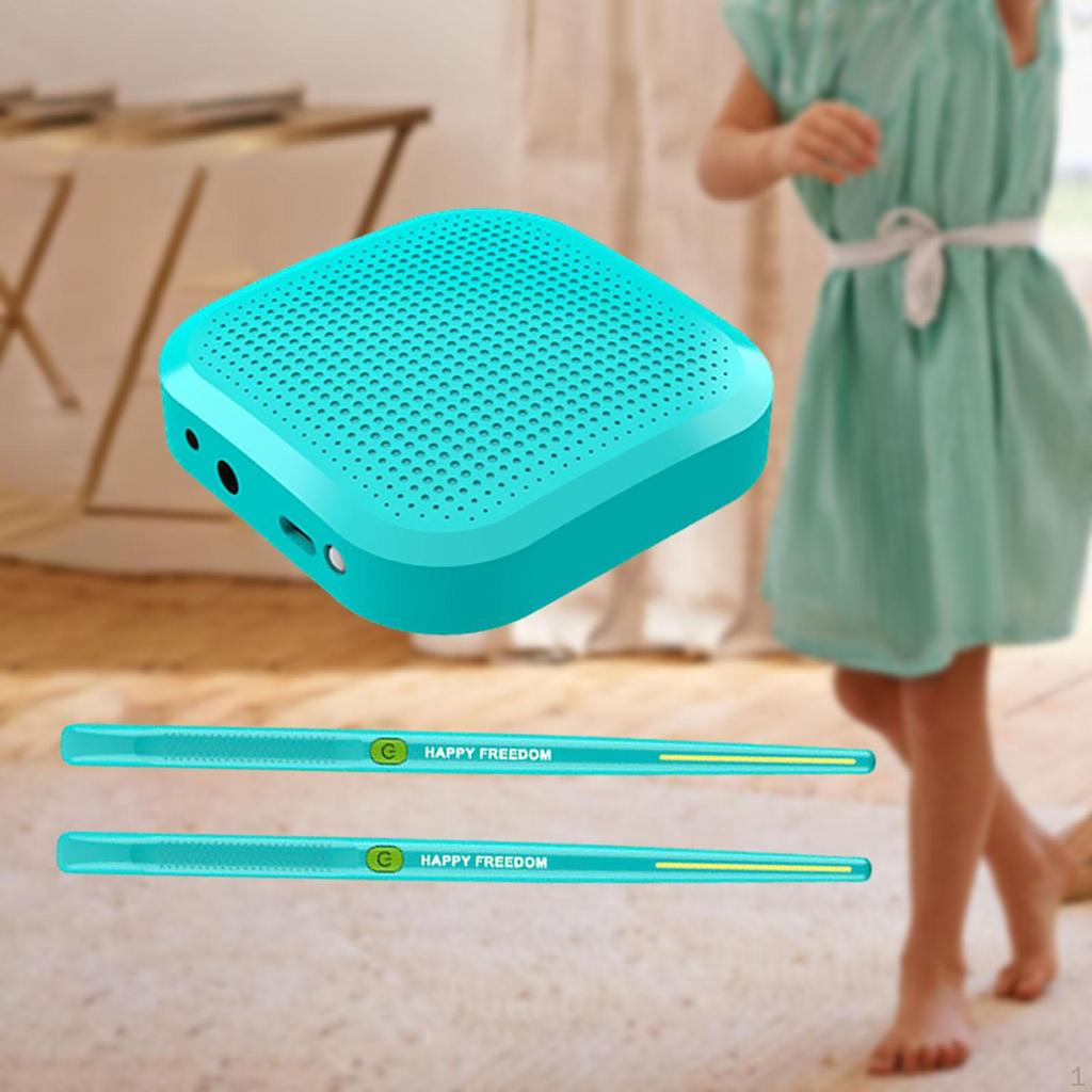 Compact Drum Set Air Percussion with Sticks - Silent Electronic for Music Enthusiasts and