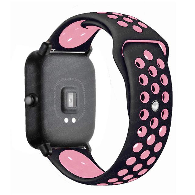

20mm/22mm Silicone band For Amazfit GTS 4/3/2/2e/2 4 Mini GTR 4/2/3 Pro/47mm/stratos 3 Watch Bracelet correa Amazfit bip 6 strap 22mm watch band