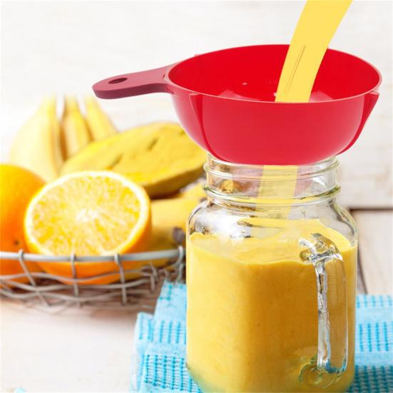 Wide Mouth Funnel for Kitchen Lab Camping Food Grade Plastic Funnel for Easy Pouring Less Spills Mess Versatile Canning Supplies