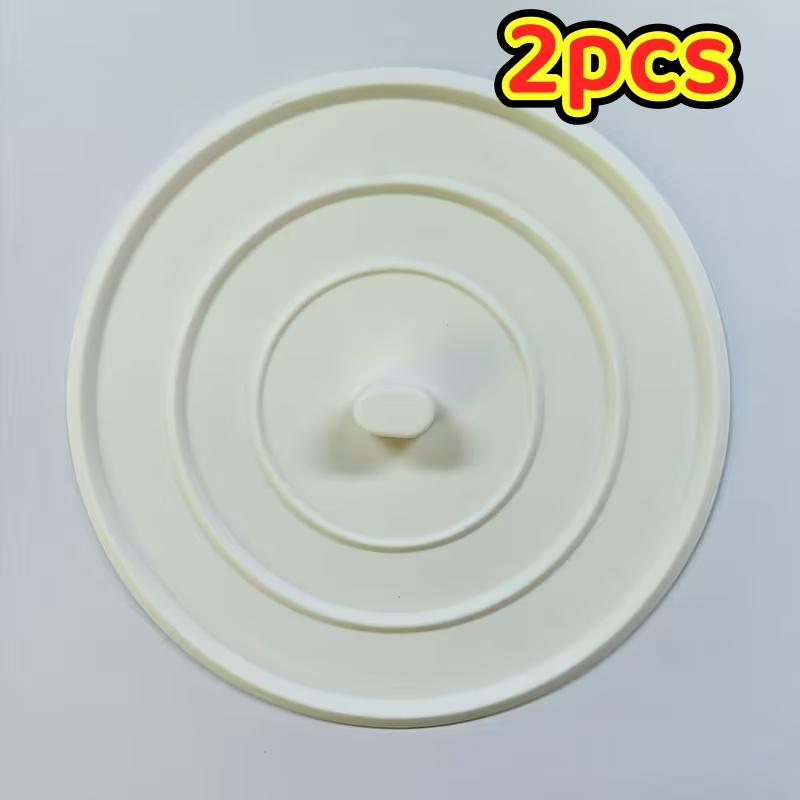 1pc Silicone Bathtub Stopper | Flat Suction Sink Stopper, Hair Stopper, Corrosion Resistant - TIGERPOWER