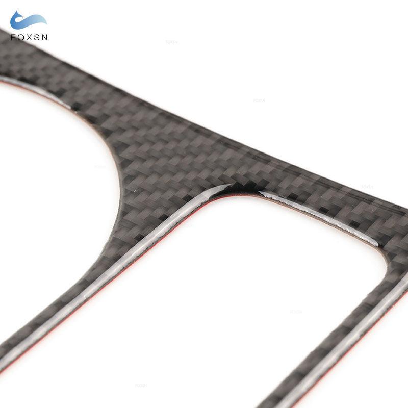 Soft Carbon Fiber Car Styling Inner Central Navigation Panel Air Outlet Vent Frame Sticker Trim For Ford Explorer 2013-
