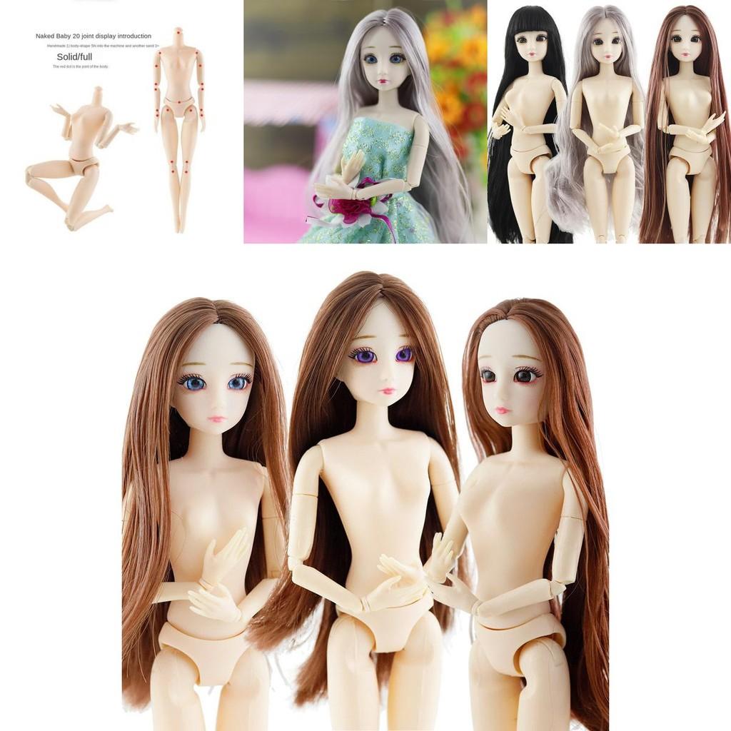 Modna Lalka Bjd 20 Stawów DIY Makijaż Księżniczka Dziewczynka Zabawka Prezent Dla Dziewczynek Oczy 3D