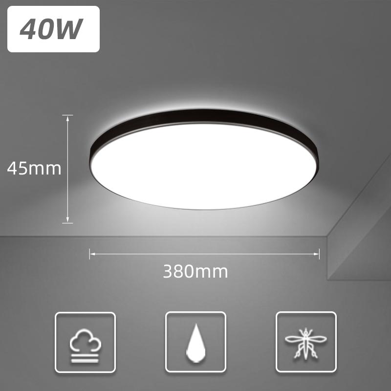 

Светодиодный потолочный светильник, современный AC 110 В-220 В, потолочная люстра, лампа 18 Вт, 30 Вт, 40 Вт для гостиной, спальни, кухни, освещение neutral light 4000K&AC 220v