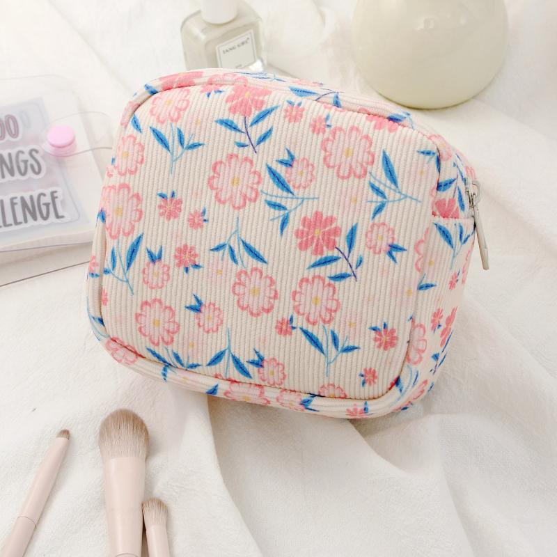 Mulheres Mini Maquiagem Moeda Dinheiro Carteira Bolsas Organizador Kawaii Viagem Pequeno Cosmético Batom Fone De Ouvido Bolsa De Armazenamento Bolsa