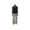 Polo Ralph Lauren Solid Color Cable Knit Sleeveless Sweater Men sweater Forest-Green 710917037-001