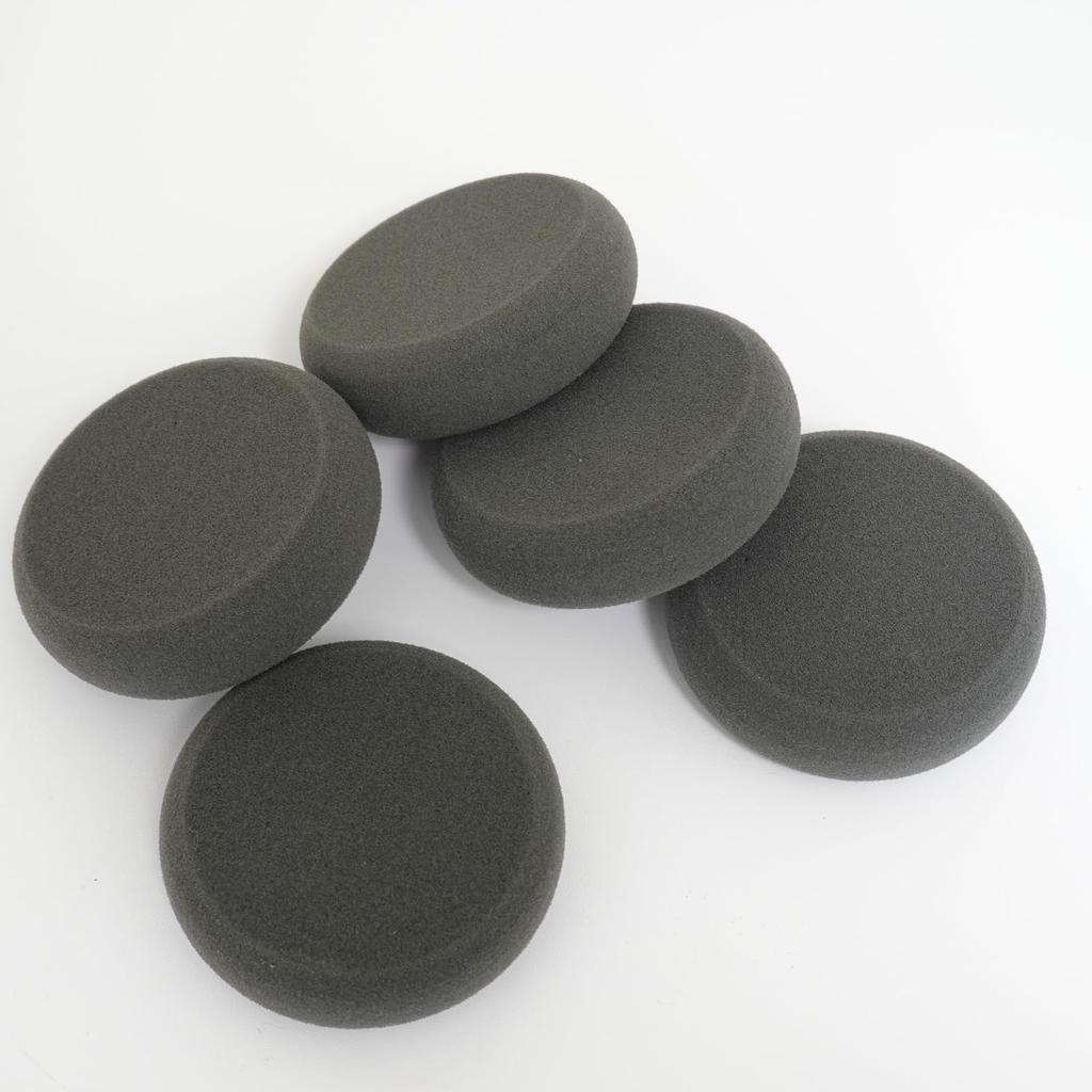 Rosaliehill Car Wash Sponge for 5 Pack Diameter 2.8 Inches (7 Cm) Round