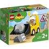 LEGO Duplo Trator de Esteiras 10930, um presente de blocos de construção para crianças pequenas e bebês, perfeito para construir uma cidade, para meninos e meninas a partir de 2 anos.